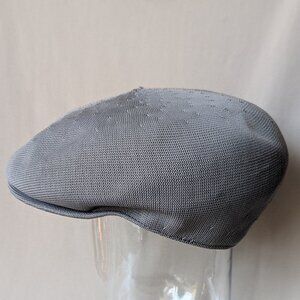 KANGOL TROP I CAP Men's Grey Lightweight Knit Hat Size XXL Made in Great Britain